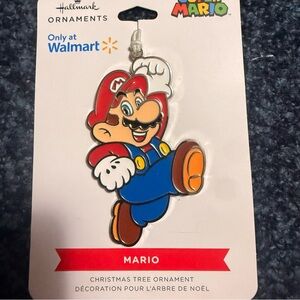 Hallmark Mario Ornament - Red and Blue
